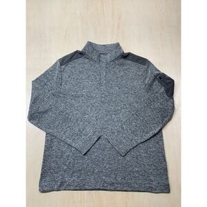 Greg Norman Mens Dark Gray 1/4 Button Pullover Sweater Size Large‎ Golf Sweater